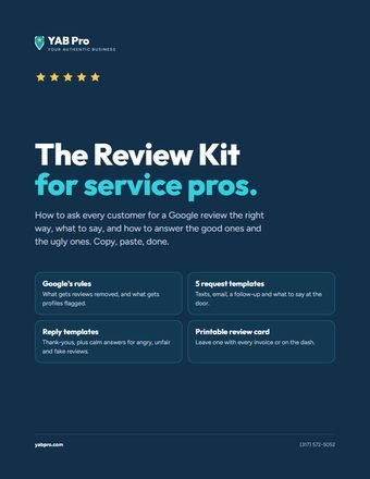 Cover of The Review Kit for service pros